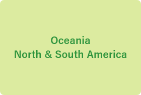 Oceania, North & South America