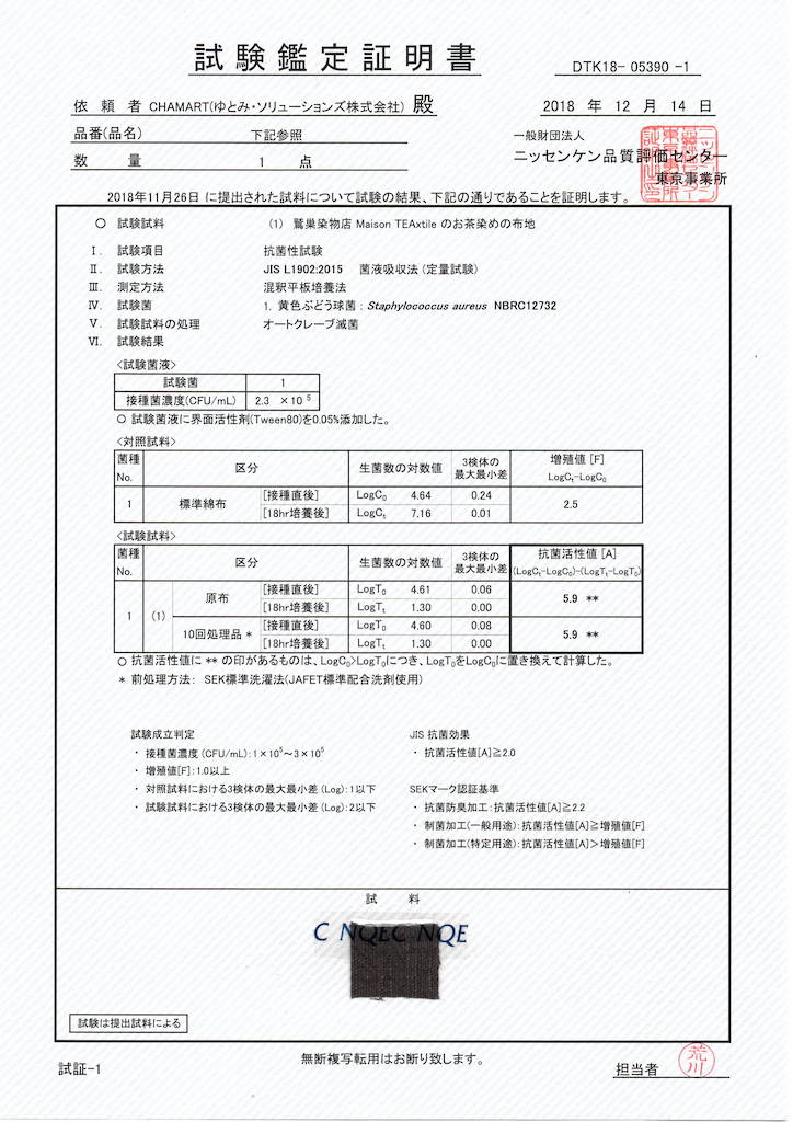 神戸大学起業部 SkinNotesへのデータ提供「アトピー性皮膚炎の小学生向け かゆみを抑える緑茶染めインナーシャツ開発事業」