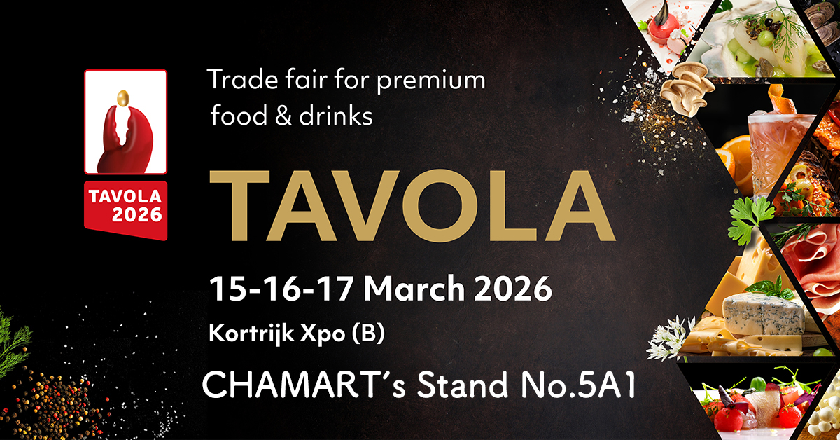 CHAMART at TAVOLA 15-16-17 March 2026 Kortrijk Xpo, Belgium
