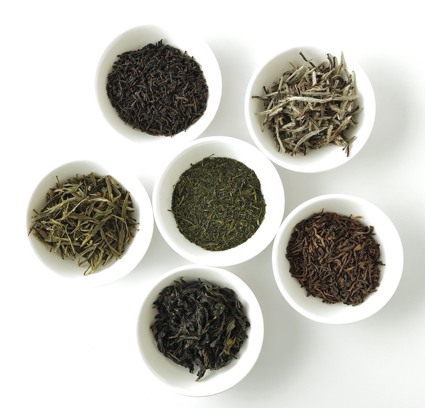 6 types of tea
