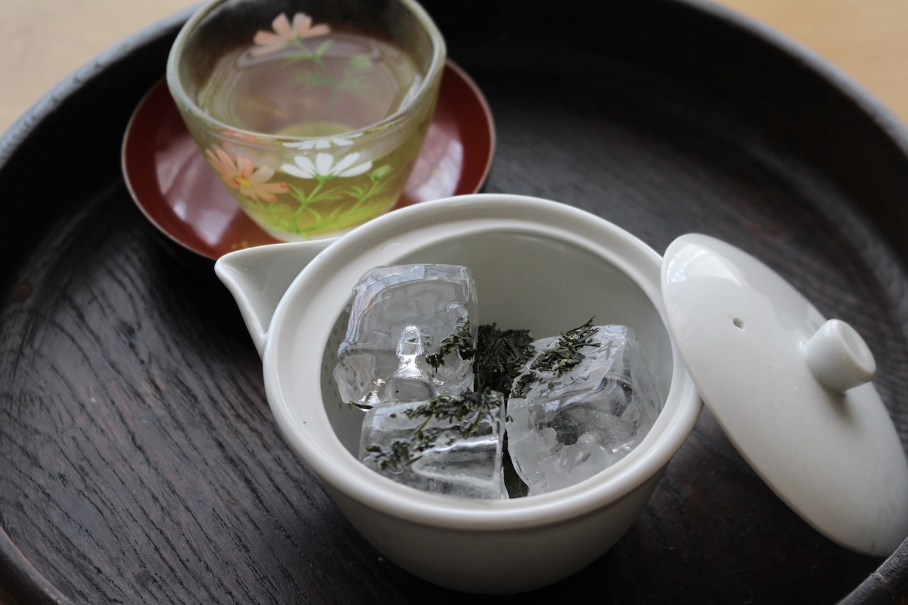 How to brew Sencha (steamed green tea) with ice
